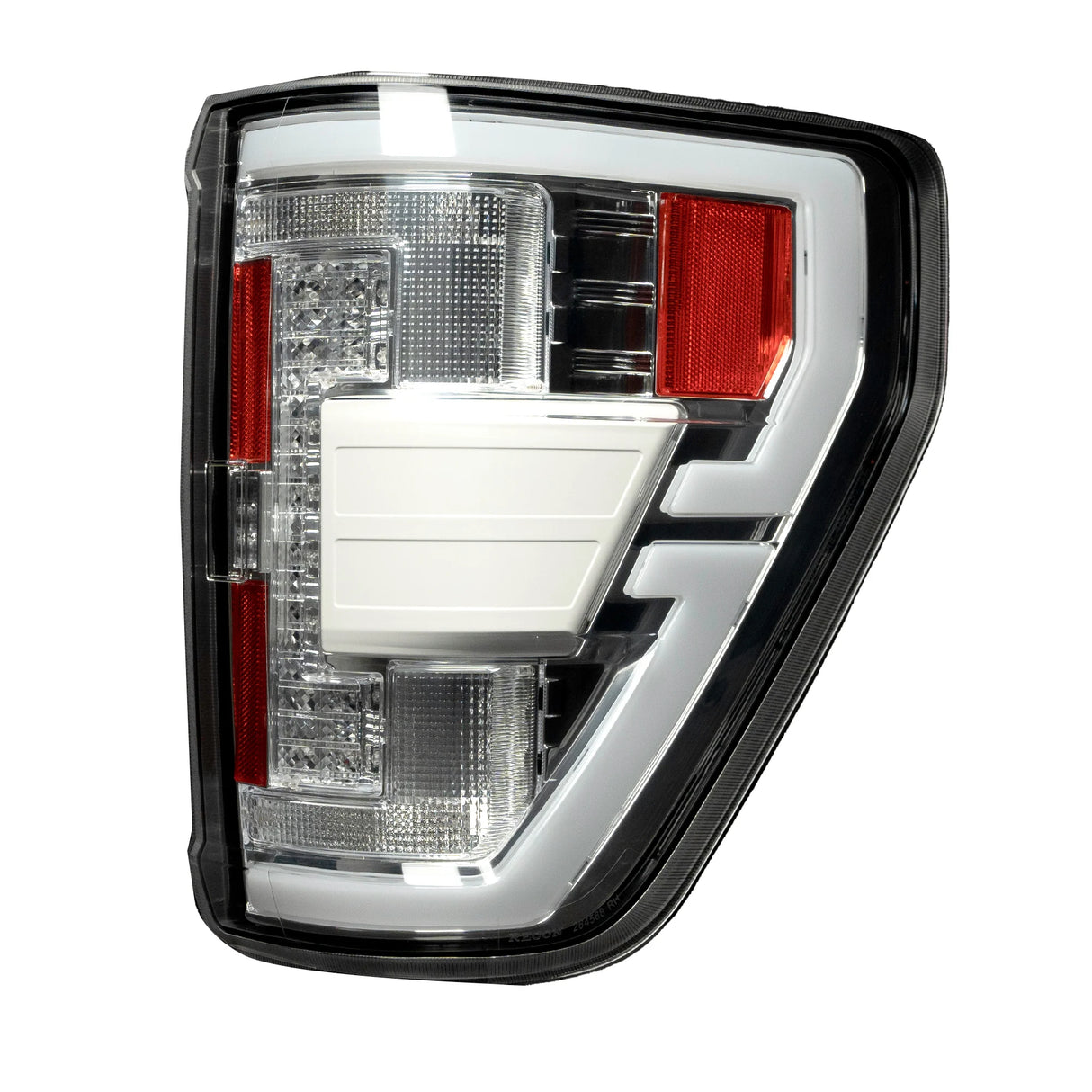 Ford F150 & Ford RAPTOR 21-23 (Attn: This Part ONLY Replaces OEM Factory Installed LED Style Tail Lights w/ Blind Spot Warning System aka BLIS) OLED TAIL LIGHTS - Clear Lens