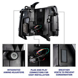 2007-2013 Chevrolet Silverado LED Projector Headlights (pair)