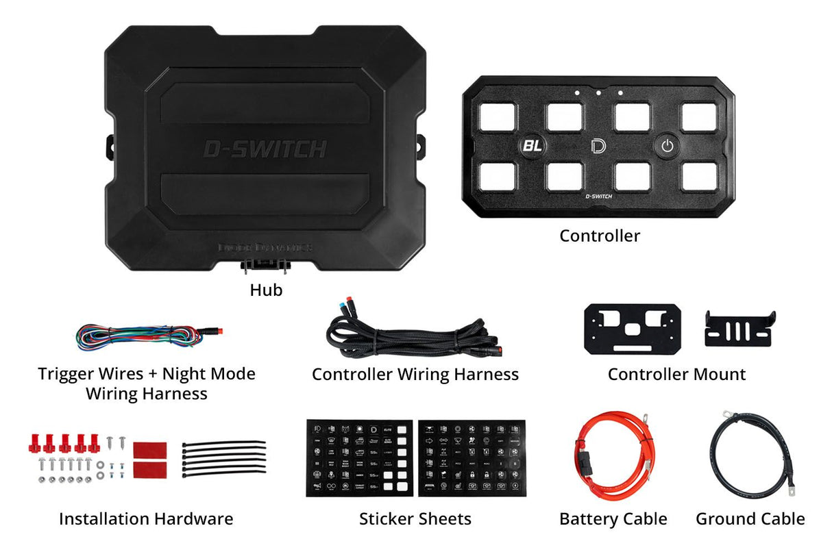 PRE-ORDER: Diode Dynamics D-Switch 8-Channel Switch Panel