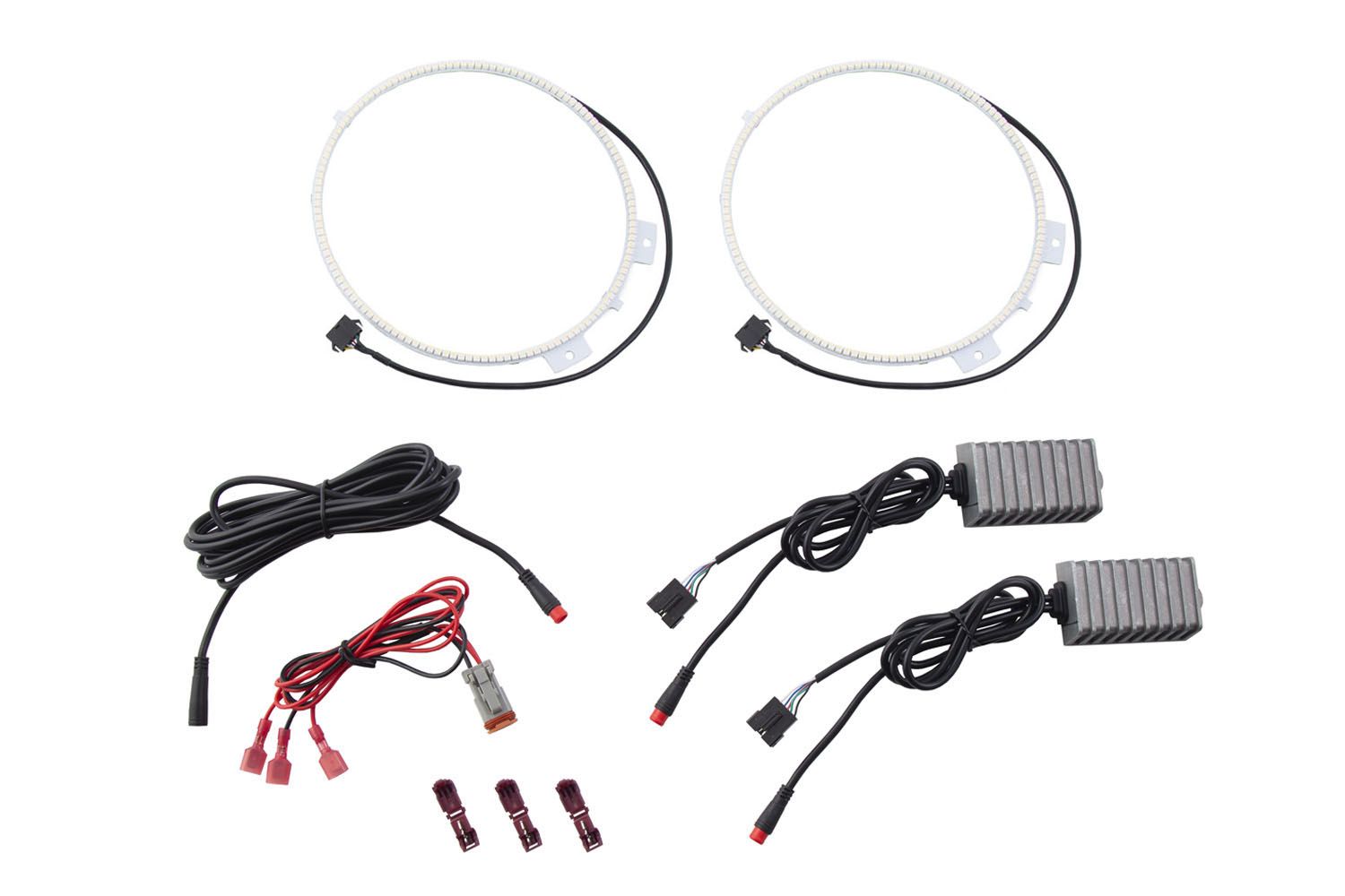 RGBW HD LED Halos for 2018-2025 Jeep JL Wrangler (pair)