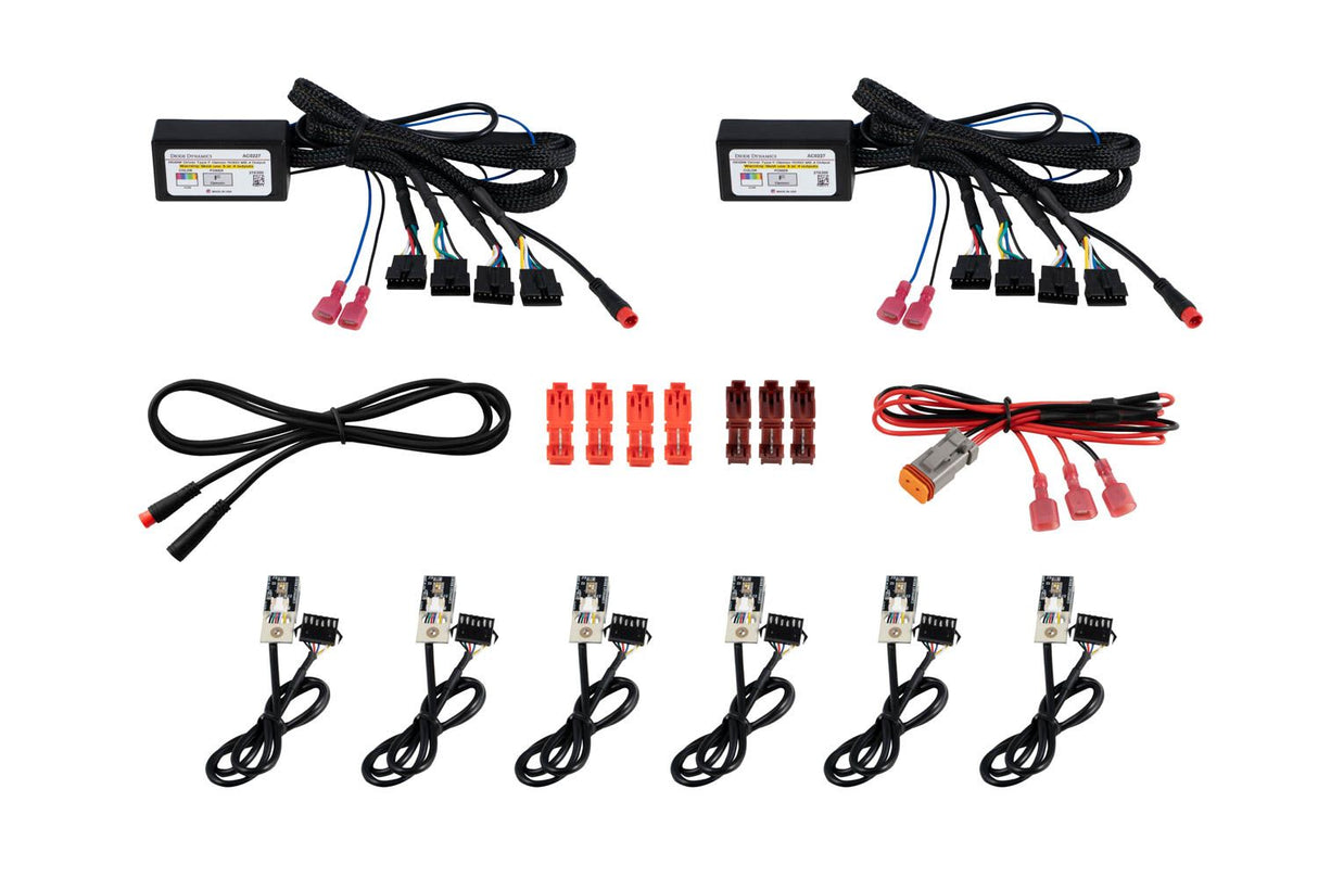 Triple Pro-Series Multicolor Demon Eyes (set)