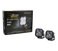 SS3 SAE/DOT White Pro LED Pod (pair)
