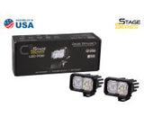 SSC2 SAE/DOT White Sport Standard LED Pod (pair)