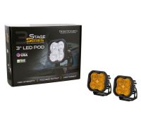 SS3 SAE Yellow Max LED Pod (pair)