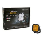 SS3 SAE Yellow Max LED Pod (one)