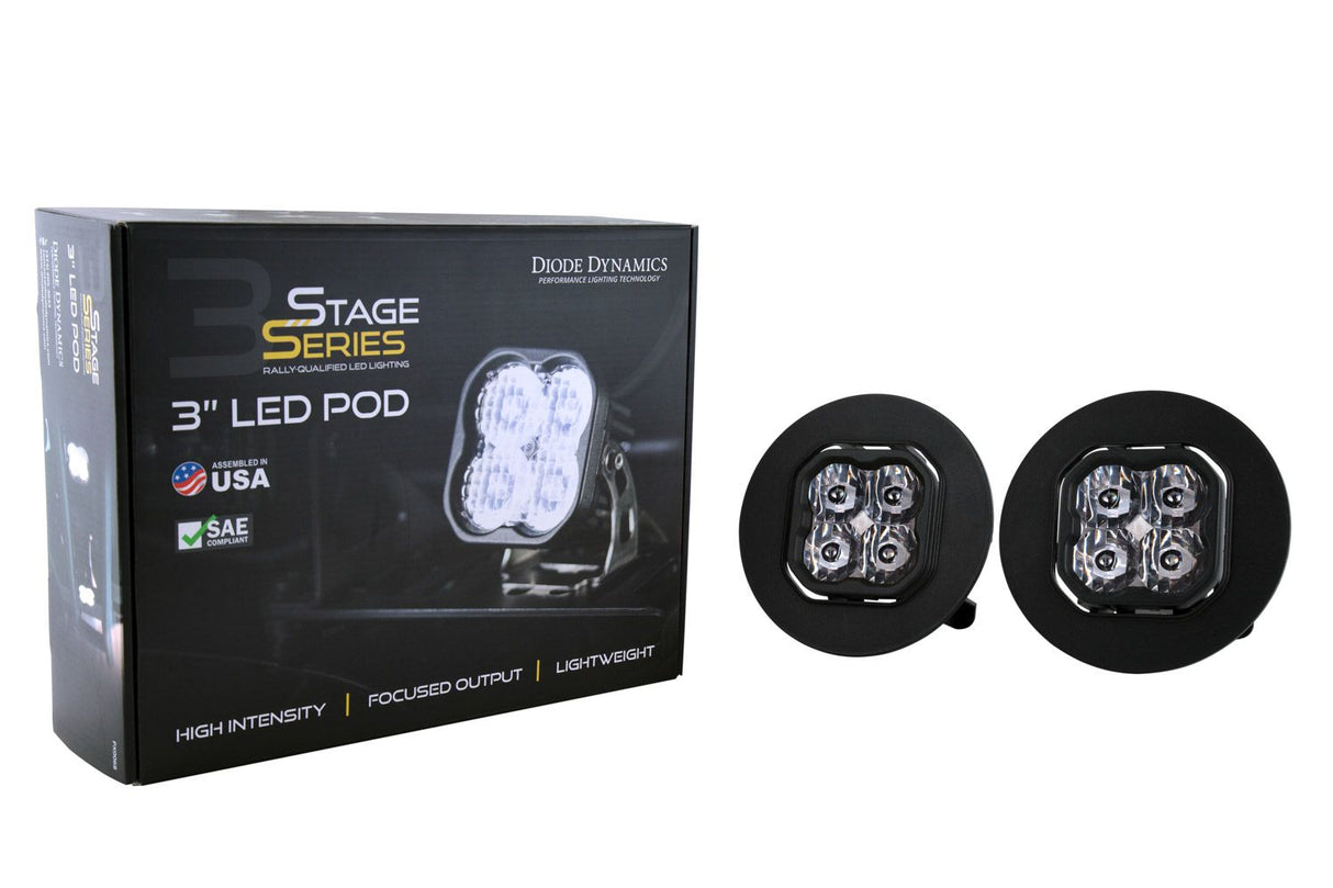 SS3 LED Fog Light Kit for 2007-2013 GMC Sierra 1500