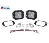 SS3 SAE/DOT White Pro Flush Mount LED Pod (pair)