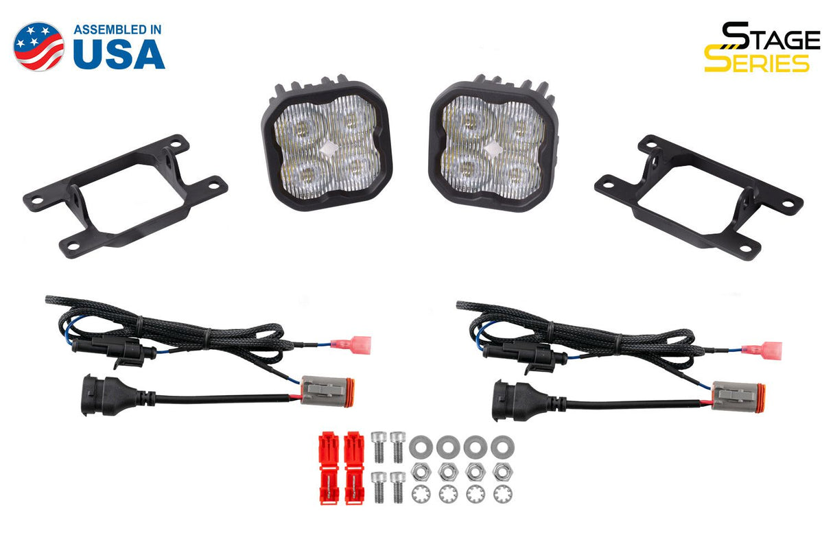 SS3 LED Fog Light Kit for 2021-2025 Ford Bronco (w/ Standard Bumper)