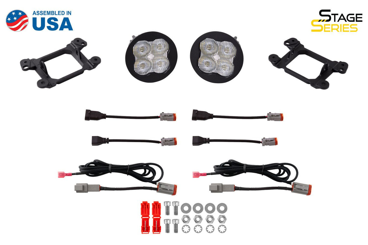 SS3 LED Fog Light Kit for 2007-2018 Jeep JK Wrangler