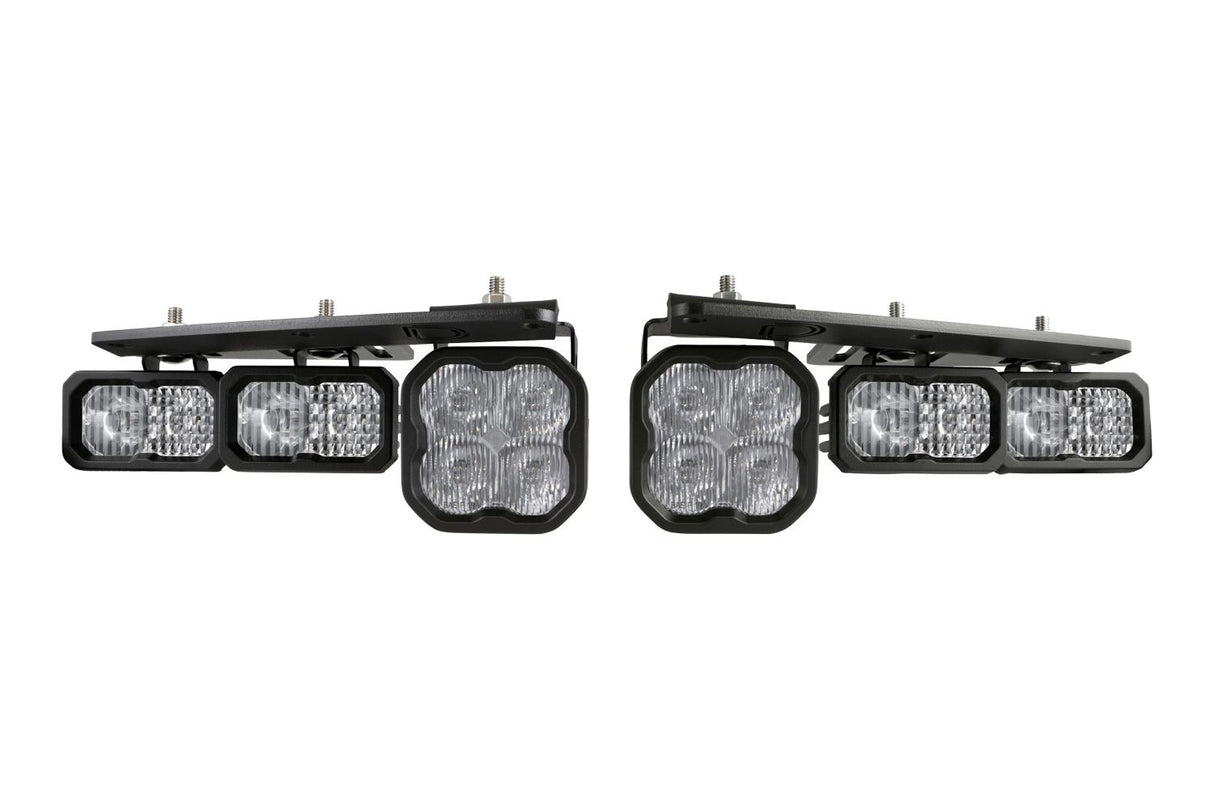 Stage Series Fog Pocket Kit for 2021-2025 Ford Bronco (w/ Steel Bumper)