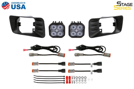 SS3 LED Fog Light Kit for 2007-2014 Chevrolet Silverado 2500/3500 HD