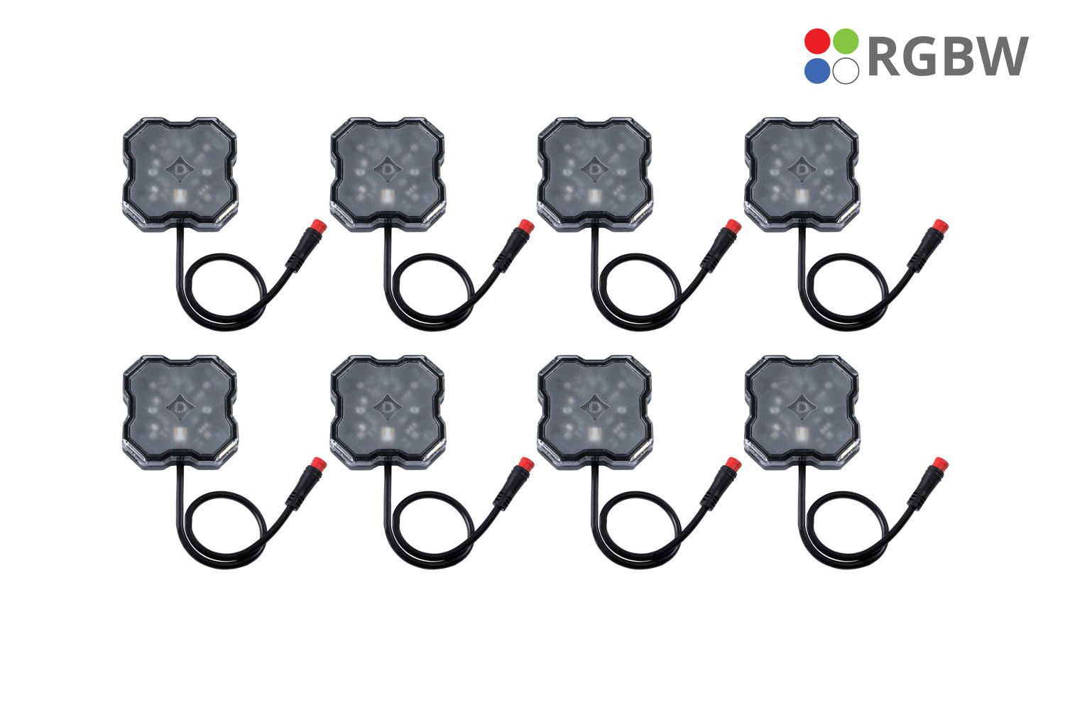 Stage Series RGBW LED Rock Light Kit (8-pack)