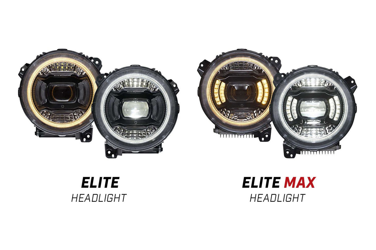 Elite LED Headlights for 2018-2025 Jeep JL Wrangler