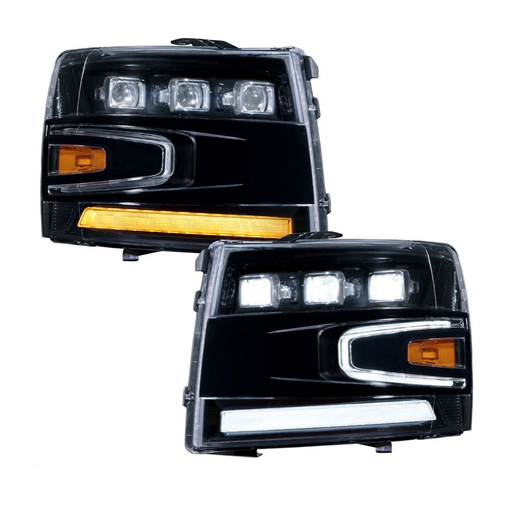 2007-2013 Chevrolet Silverado LED Projector Headlights (pair)