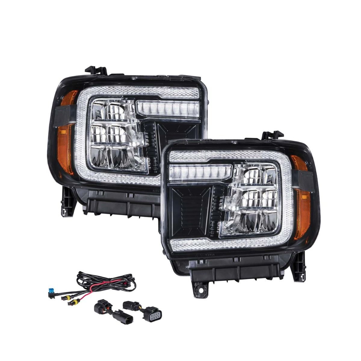 2015-2019 GMC Sierra 2500/3500 LED Reflector Headlights (pair)
