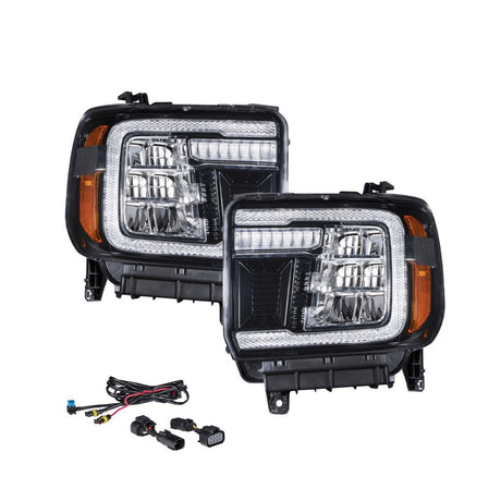 2015-2019 GMC Sierra 2500/3500 LED Reflector Headlights (pair)