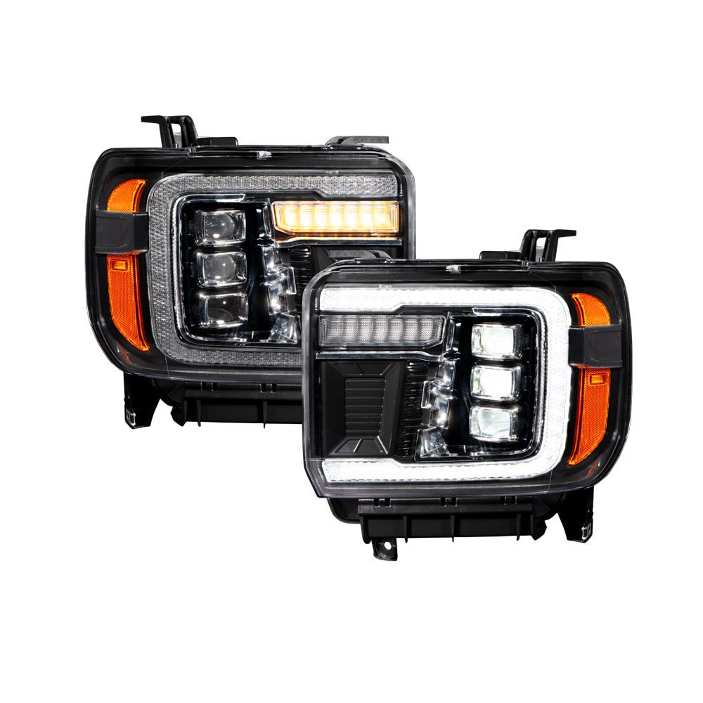 2014-2018 GMC Sierra 1500 LED Projector Headlights (pair)