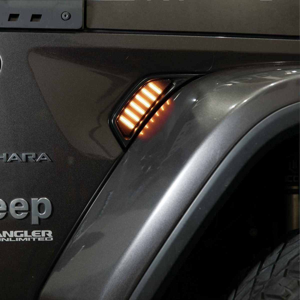 2018-2025 Jeep JL Wrangler LED Fender Lights (pair)