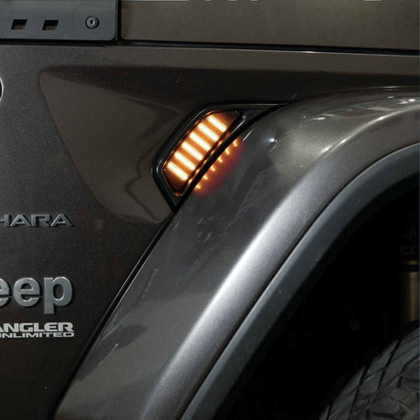 2018-2025 Jeep JL Wrangler LED Fender Lights (pair)