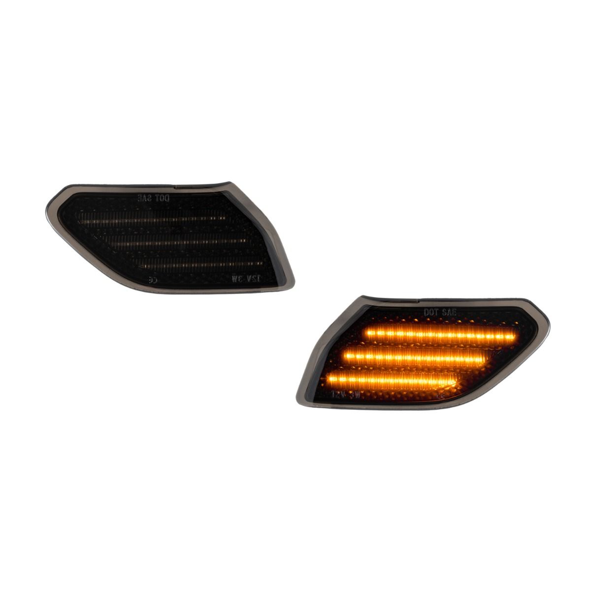2018-2026 Jeep JL Wrangler LED Sidemarkers (pair)