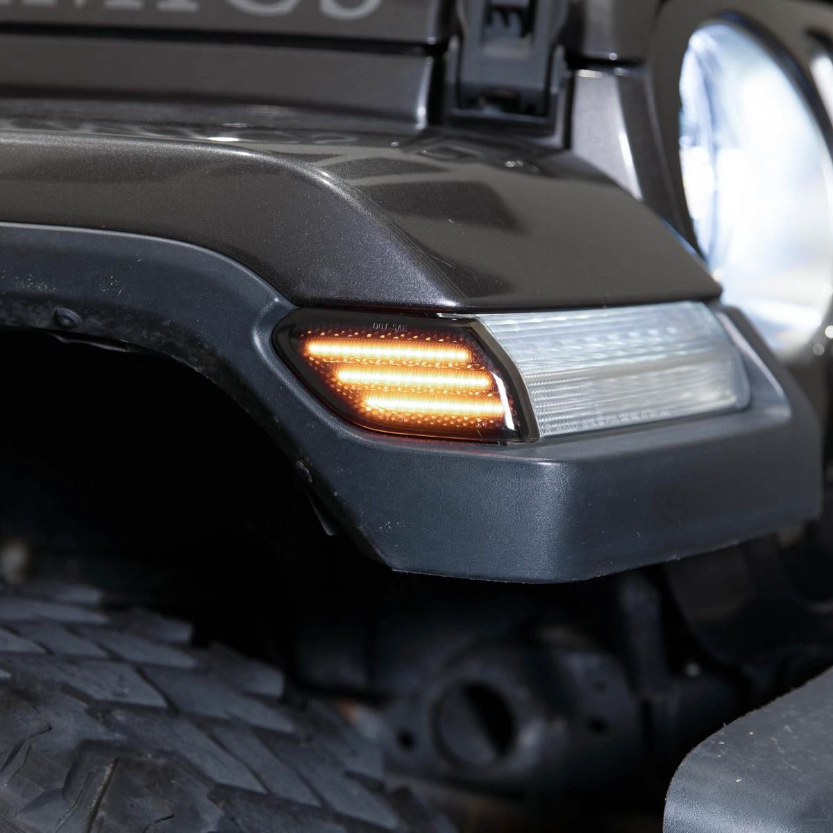 2018-2026 Jeep JL Wrangler LED Sidemarkers (pair)