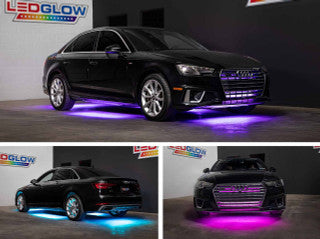 Million Color LED Flexible Slimline Car Underbody Lighting Kit