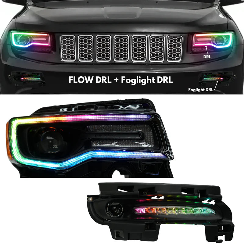 Jeep Grand Cherokee Multicolor DRL Boards (2014-2021)