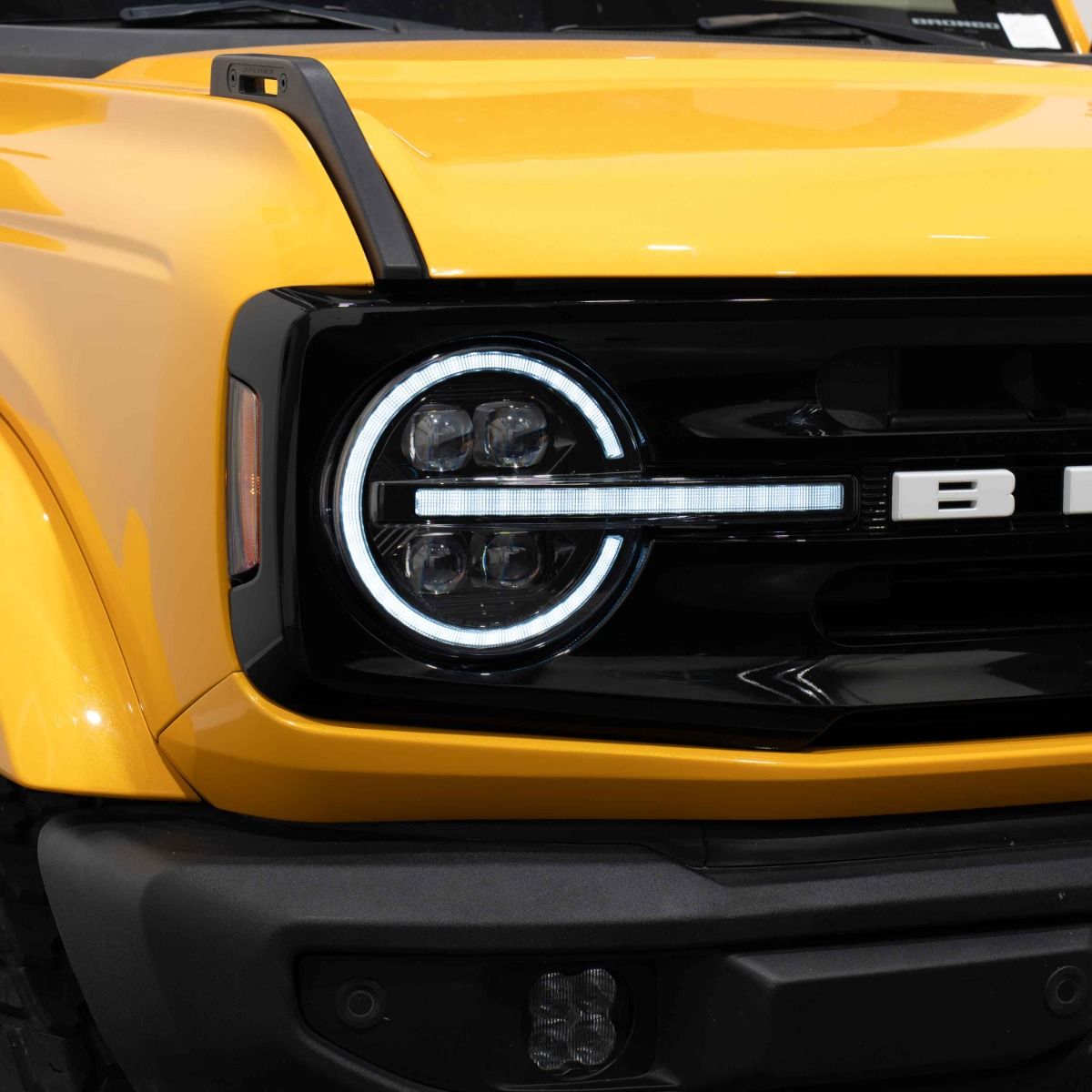 2022-2025 Ford Bronco Raptor LED Projector Headlights (pair)