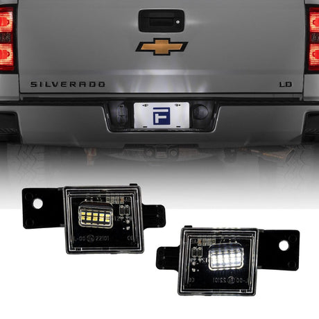 2014-2023 Chevrolet Silverado 1500 LED License Plate Lights (pair)