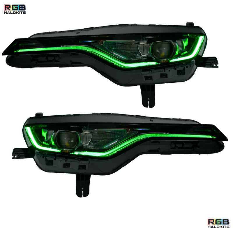 Chevrolet Camaro RS/SS: Multicolor RGBW Headlights (2019-2024)