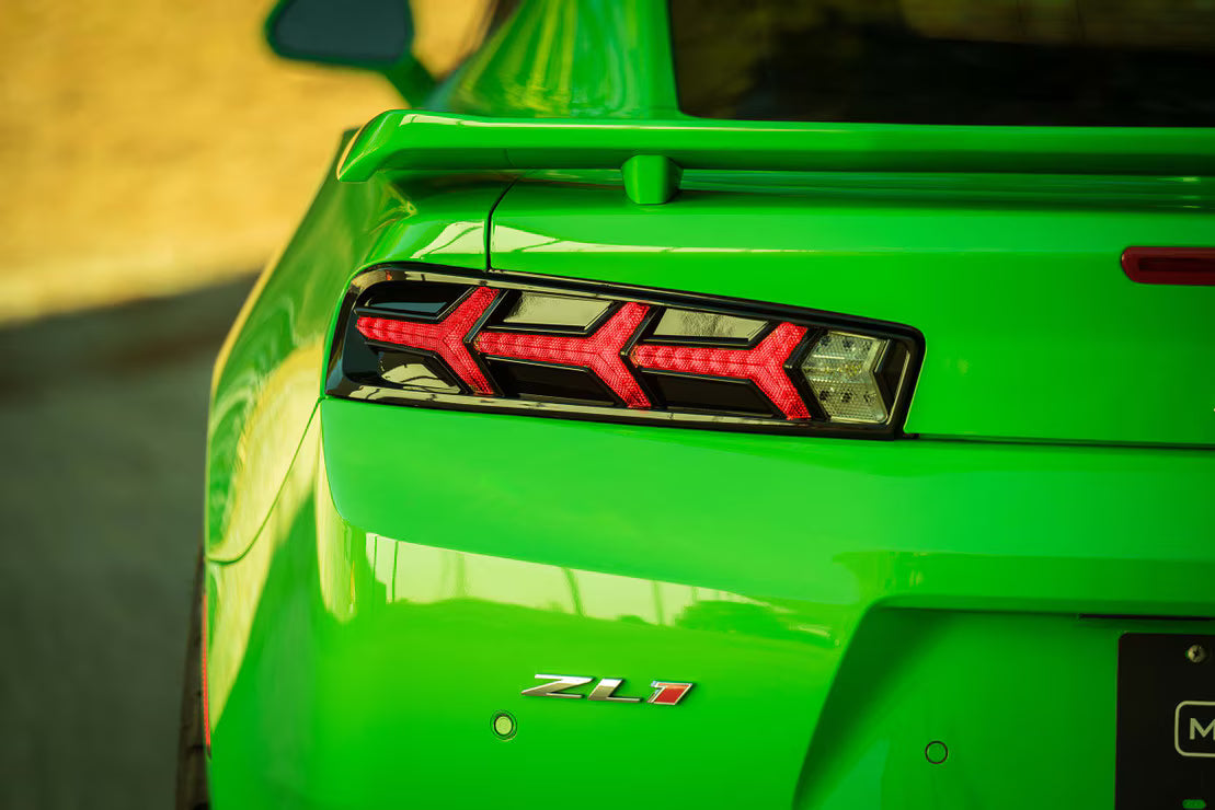 16-18 CHEVROLET CAMARO XB LED TAIL LIGHTS (SMOKED)