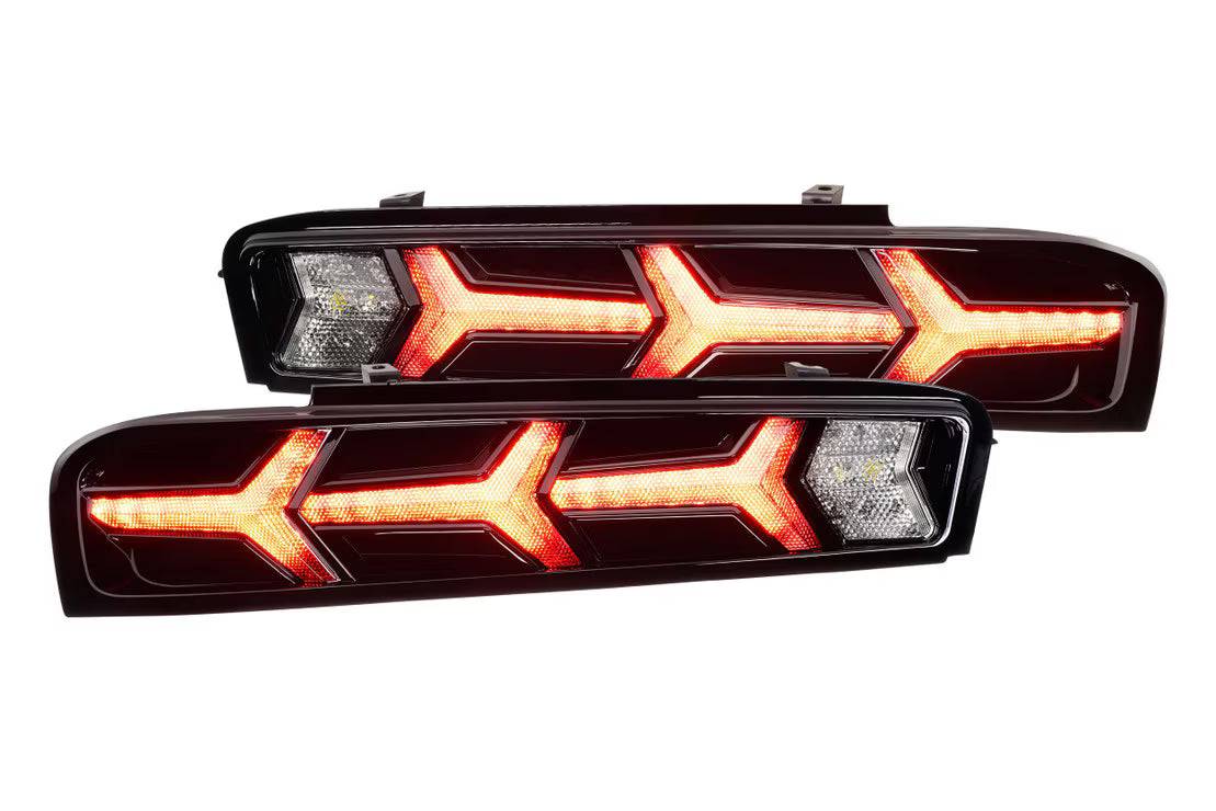16-18 CHEVROLET CAMARO XB LED TAIL LIGHTS (SMOKED)