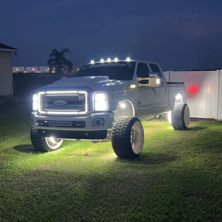 2011-2016 Ford F-250/F-350/F-450/F-550 Super Duty LED Grille Light Kit – 2-Bar
