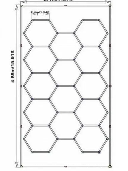 Hexagon Shop Light