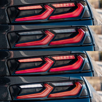 2016-2018 CHEVY CAMARO UMBRA LED TAILLIGHTS GLOSS BLACK/SMOKE LENS