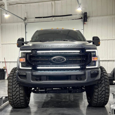 SICK DIESEL 2021-2022 F250, F350, F450, & F550 Non High Flow LED Grille Lights| KR, STX, Platinum, XLT