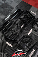 2010-2015 Chevy Camaro ZL1 1LE Track Package Front Bumper Conversion 11pcs Full Kit Flat BLK Body Kit