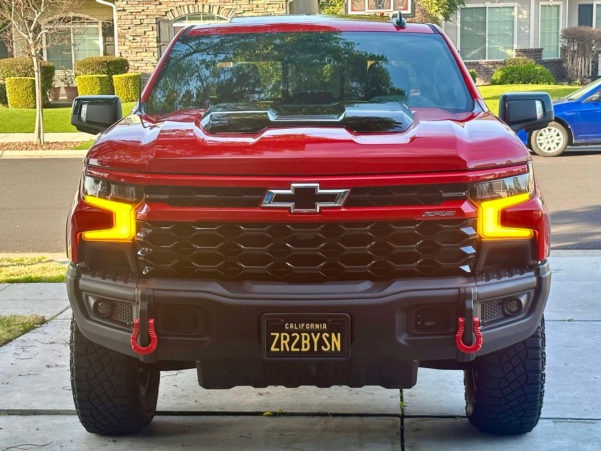 2022-2025 Chevy Silverado 1500 “Refresh” Amber DRL Override Kit