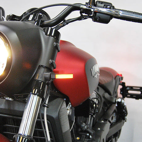 Indian Scout Bobber Front Turn Signals (2018-Present)