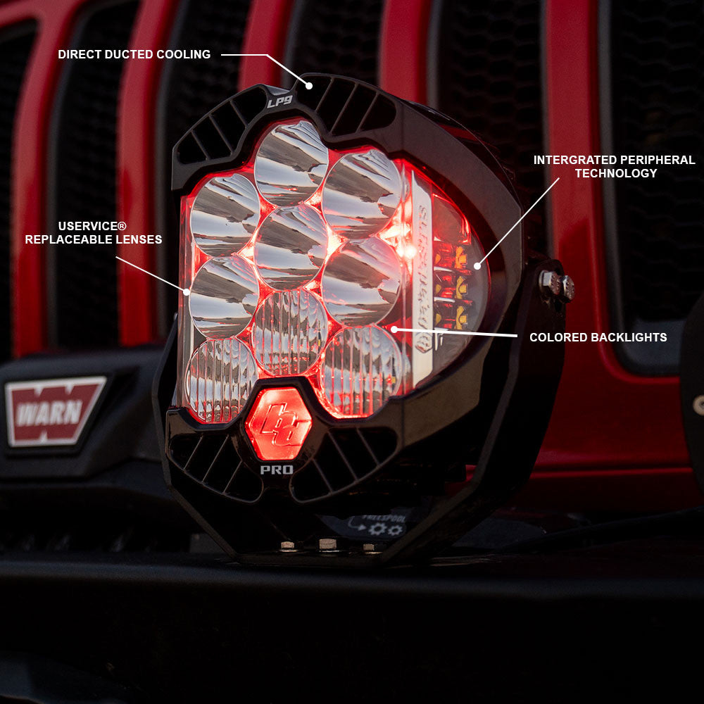 LP9 Pro LED Auxiliary Light Pod - Universal