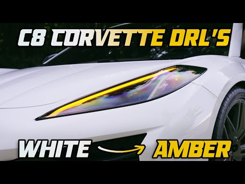 Daytime Amber DRL Override Kit for 2020-2026 C8 Corvette