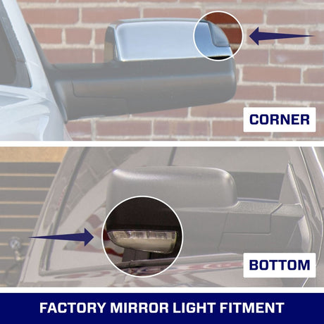 2021-2024 Ram 1500 Classic LED Mirror Lights (pair)
