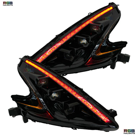 Nissan 370Z: Multicolor Flow Series Headlights (2009-2021) | XB Morimoto