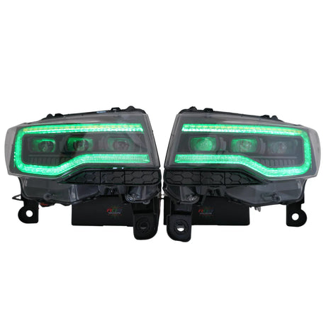 Jeep Grand Cherokee: Multicolor Flow Series Headlights (2014-2021) | XB Morimoto