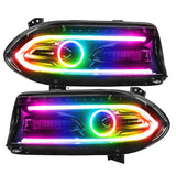 Dodge Charger: Multicolor Headlights (2015-2023)