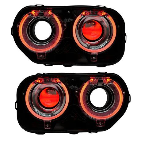 Dodge Challenger: Multicolor Headlights with RGBW Demon Eyes (2015-2023)