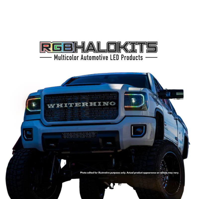 GMC Sierra: Multicolor Headlights (2014-2018) | XB Morimoto
