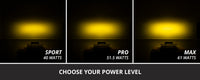 SS10 SAE/DOT Yellow LED Light Bar (one)