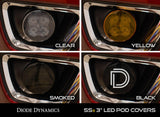 SS3 LED Pod Cover (one) - Black, Yellow, Clear or Smoked
