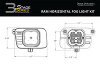 SS3 LED Fog Light Kit for 2010-2018 Ram 2500/3500